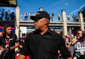 IndyCar Series former driver Willy T. Ribbs during the 102nd running of the Indianapolis 500 at Indianapolis Motor Speedway, 2018