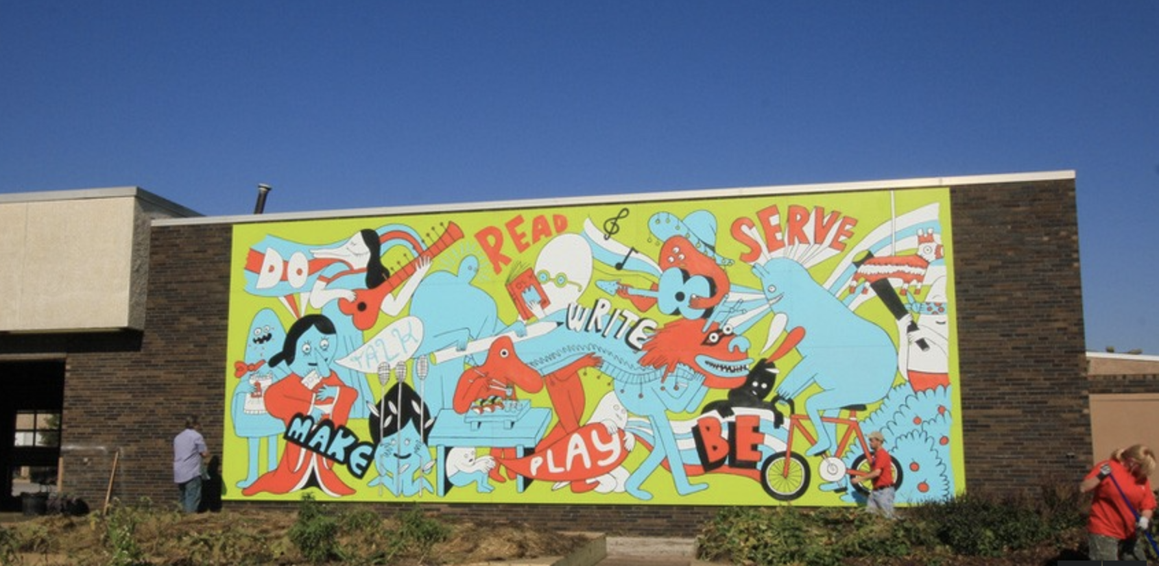 Lilly Day of Service/Indy Do Day public art projects